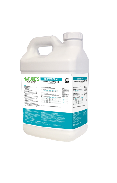 Nature's Source 10-4-3 4.7 Gallon Tote - 40 per pallet - Organic Fertilizer